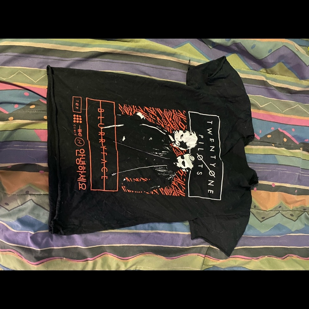 twenty one pilots blurry face tour tee